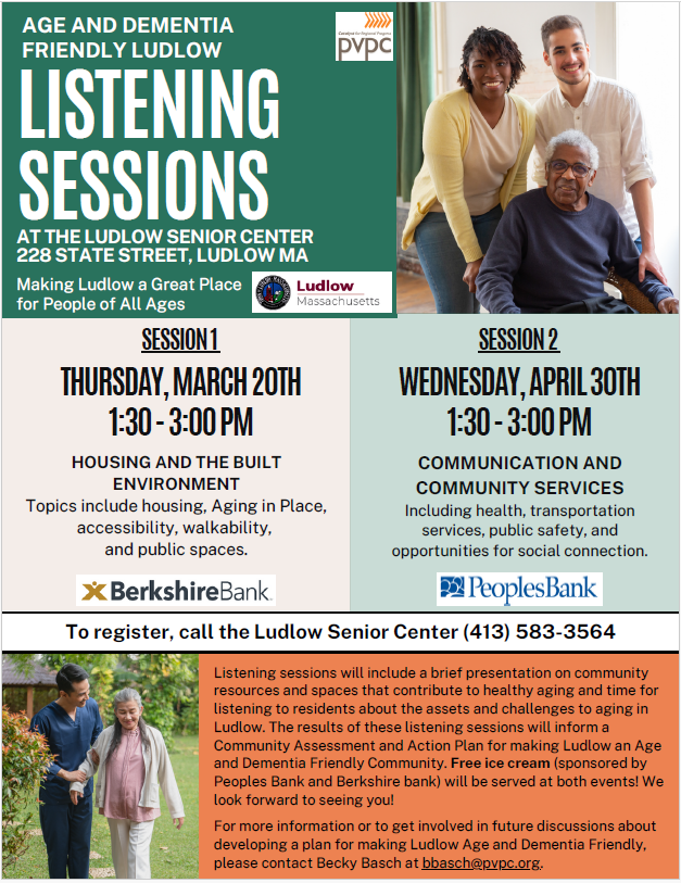 AGE & DEMENTIA FRIENDLY LUDLOW Listening Session Graphic